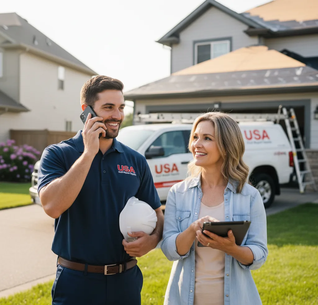 USA Roof Repair Experts customer support in Osburn